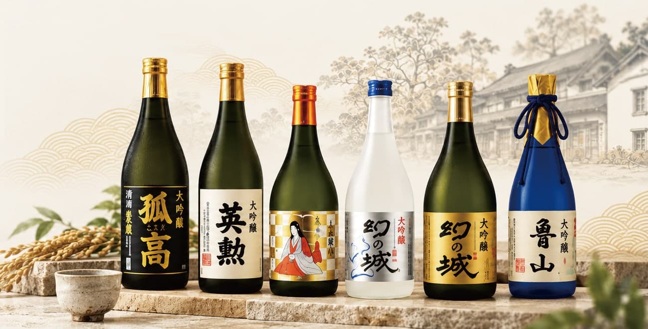 寿老復刻前夜の唎酒会で味わう、六柱の名を持つ日本酒の瓶